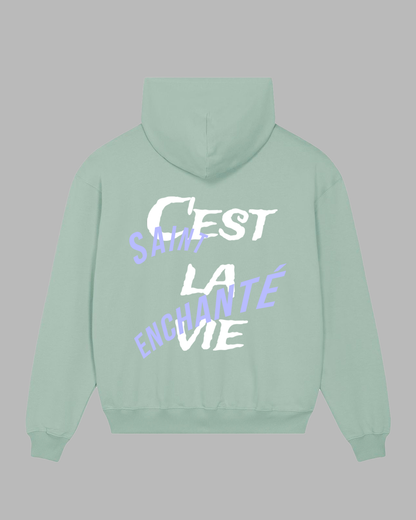 Sweat à capuche C'est la vie