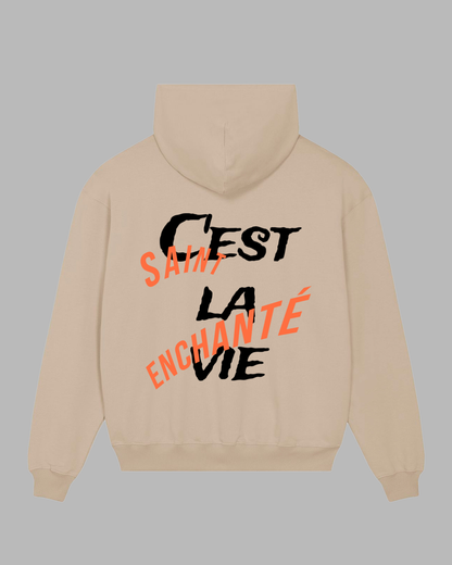 Sweat à capuche C'est la vie